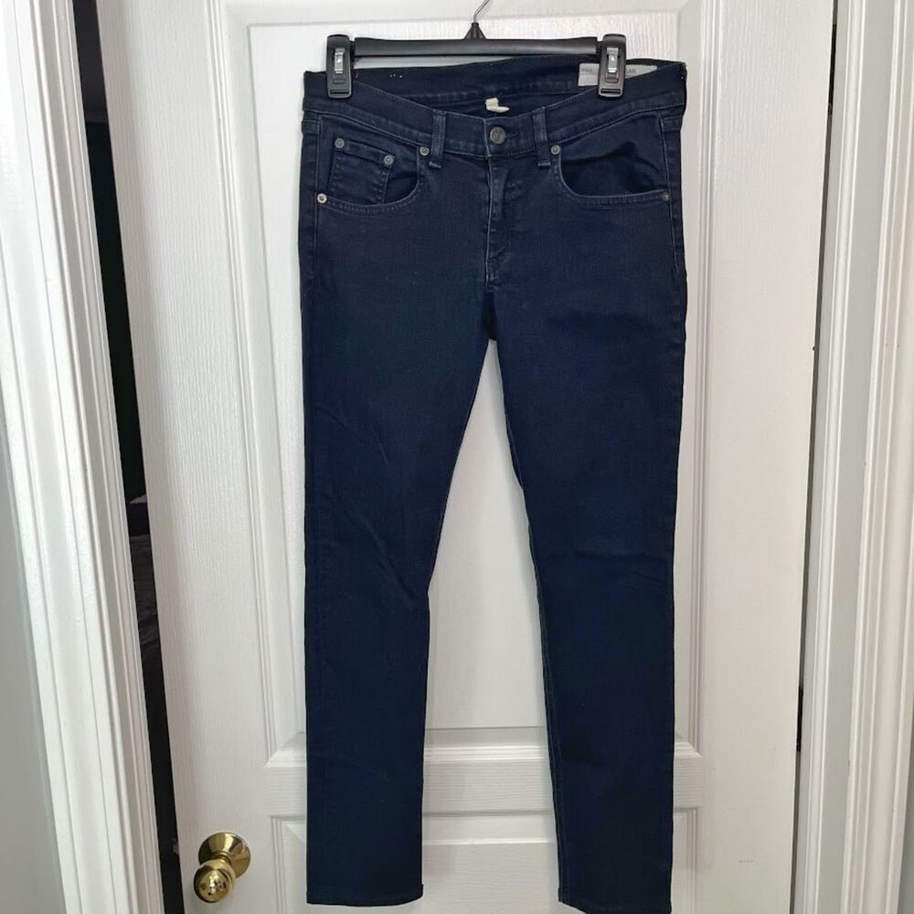Rag & Bone Style W1502K520 High Rise Skinny Stretch 5 Pocket Cotton Jeans